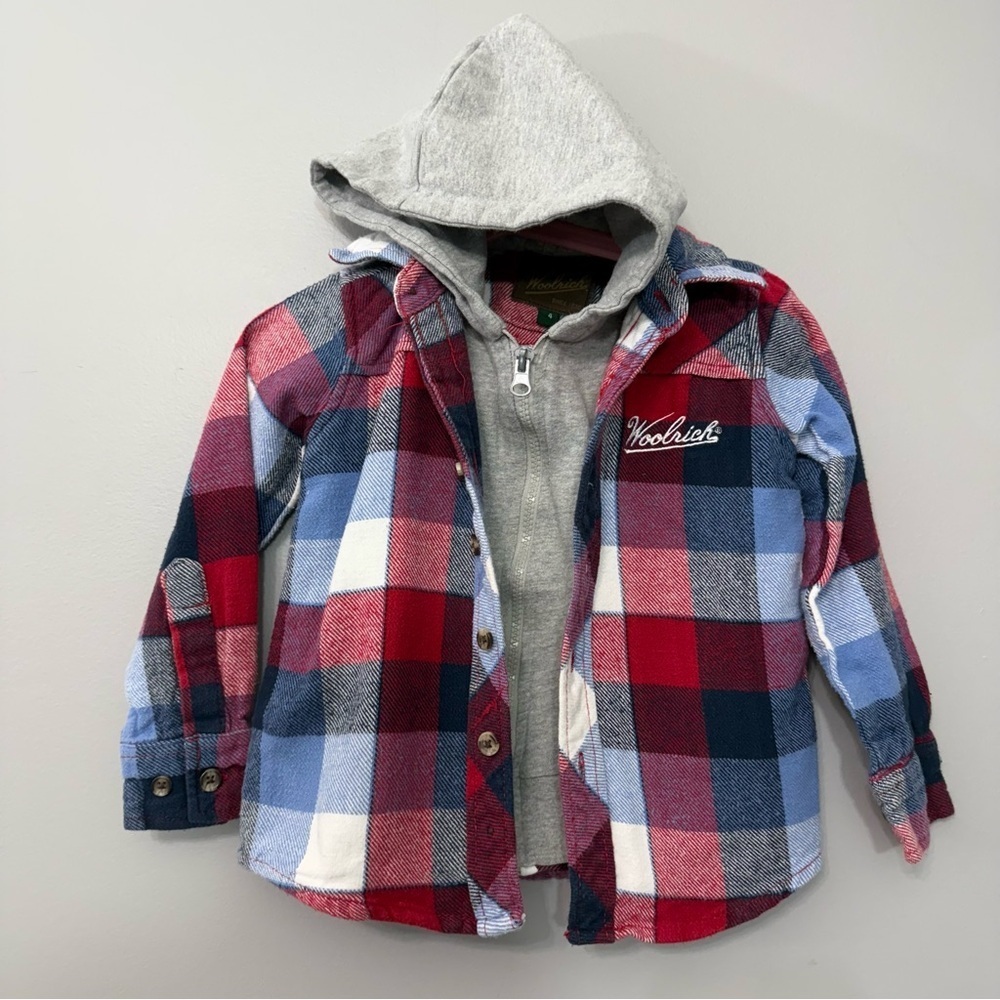 Woolrich Kids Shirt Hoodie sz 4